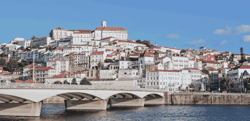 Vista da cidade de Coimbra, Portugal